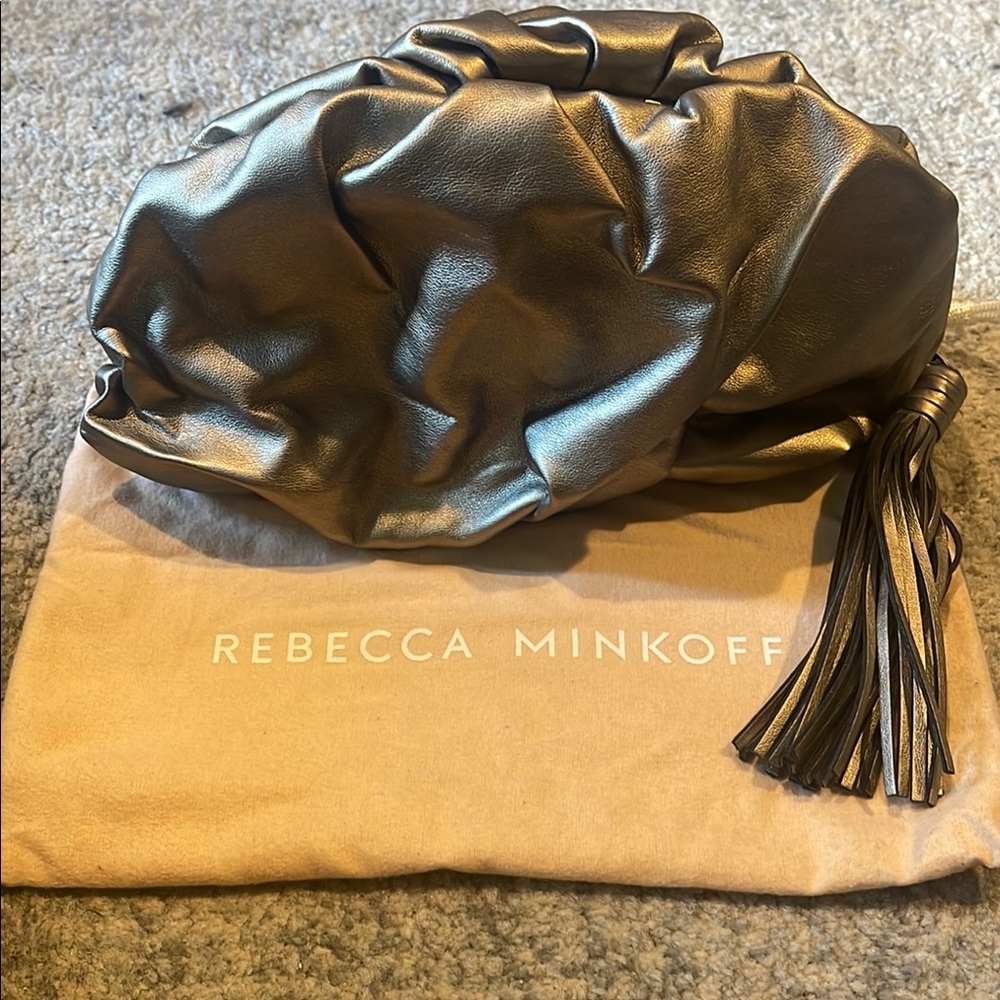 Rebecca Minkoff Shimmering Pewter Clutch